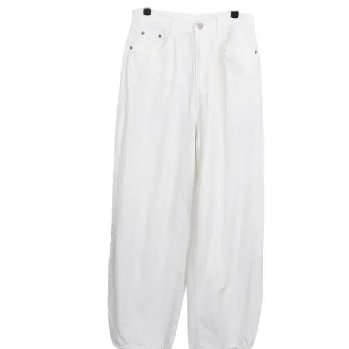 [BUNJANG] AURA Balloon Fit Cotton Pants Womens S / 여성S/ AURA 벌룬핏 코튼팬츠WT 21-101