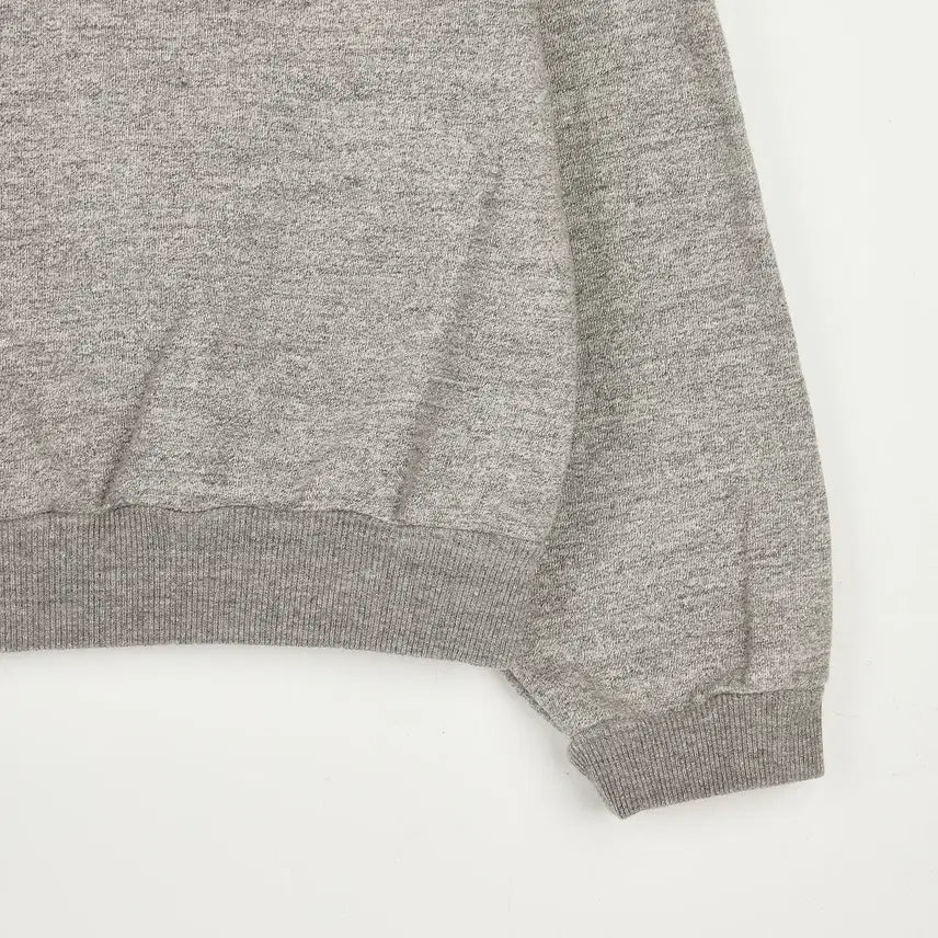 [BUNJANG] Capital Top Fleece Crew Sweatshirt Gray / [4] 캐피탈 탑 플리스 크루 스웨트셔츠 P 불독 Pt 탑 그레이