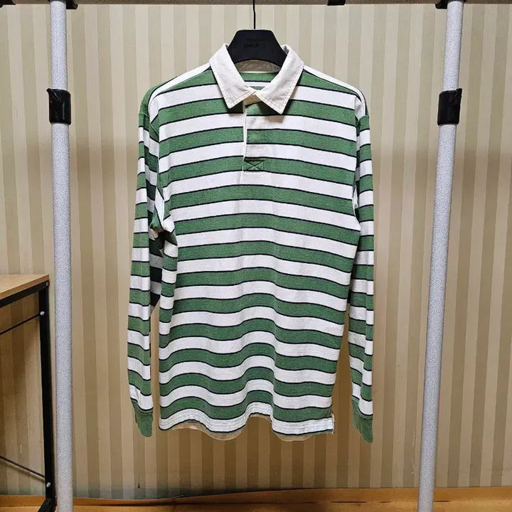 [BUNJANG] L.L.Bean Rugby Stripe Cotton T-Shirt / 엘엘빈 럭비티 코튼 M