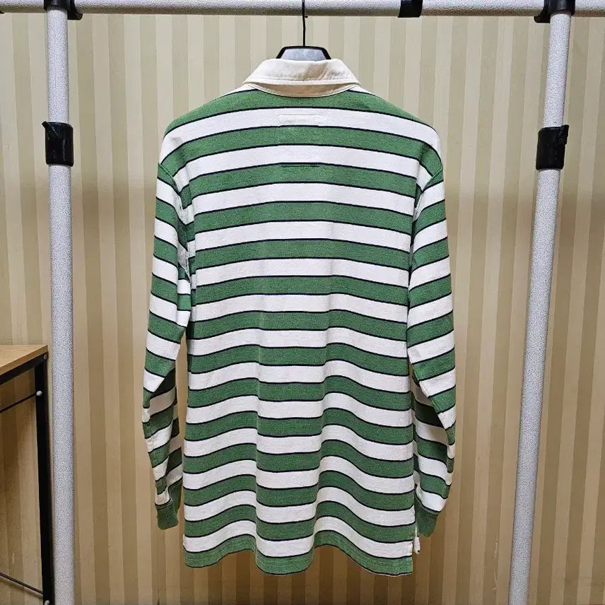 [BUNJANG] L.L.Bean Rugby Stripe Cotton T-Shirt / 엘엘빈 럭비티 코튼 M