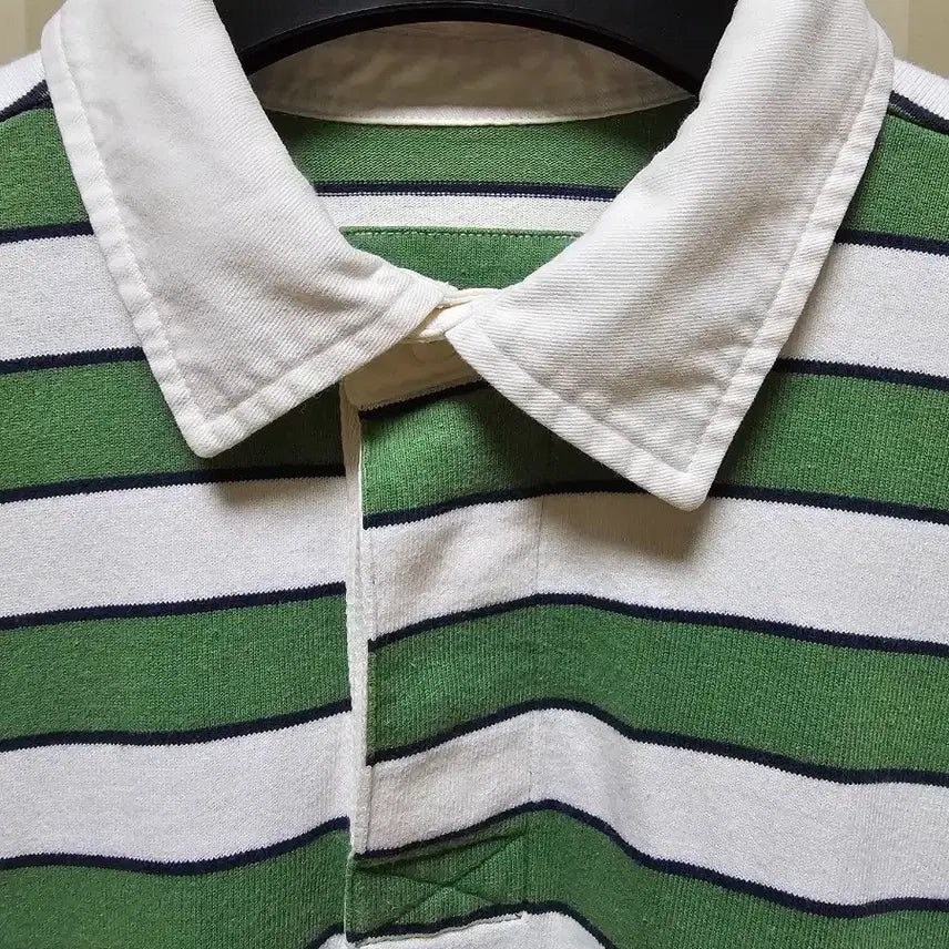 [BUNJANG] L.L.Bean Rugby Stripe Cotton T-Shirt / 엘엘빈 럭비티 코튼 M