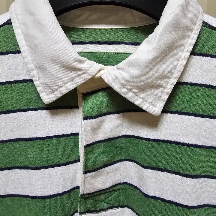 [BUNJANG] L.L.Bean Rugby Stripe Cotton T-Shirt / 엘엘빈 럭비티 코튼 M