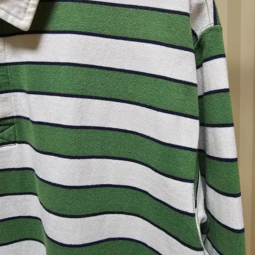 [BUNJANG] L.L.Bean Rugby Stripe Cotton T-Shirt / 엘엘빈 럭비티 코튼 M