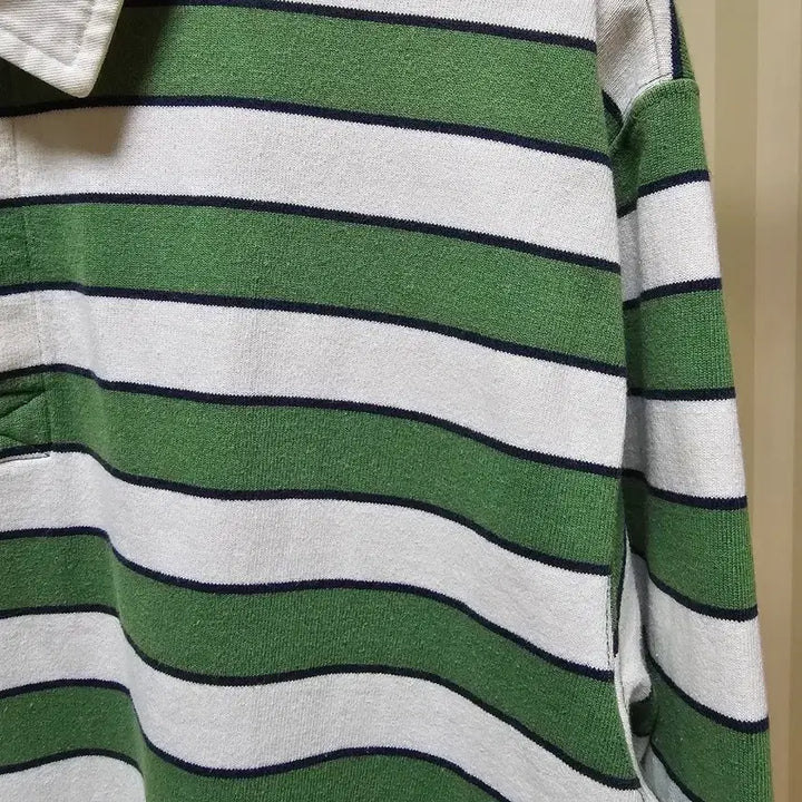 [BUNJANG] L.L.Bean Rugby Stripe Cotton T-Shirt / 엘엘빈 럭비티 코튼 M