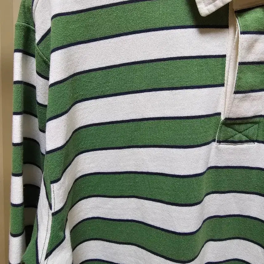[BUNJANG] L.L.Bean Rugby Stripe Cotton T-Shirt / 엘엘빈 럭비티 코튼 M
