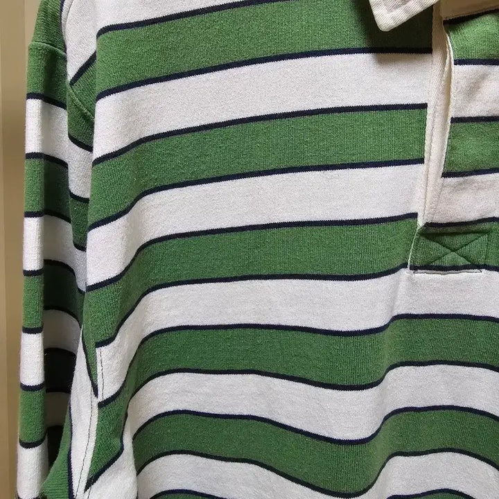 [BUNJANG] L.L.Bean Rugby Stripe Cotton T-Shirt / 엘엘빈 럭비티 코튼 M