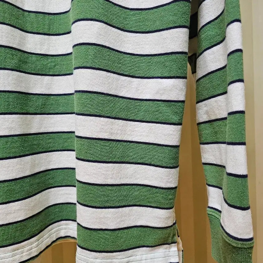 [BUNJANG] L.L.Bean Rugby Stripe Cotton T-Shirt / 엘엘빈 럭비티 코튼 M