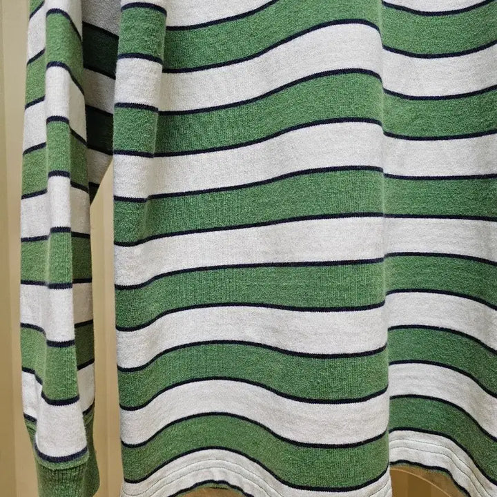 [BUNJANG] L.L.Bean Rugby Stripe Cotton T-Shirt / 엘엘빈 럭비티 코튼 M
