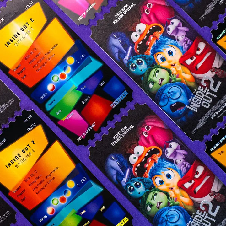 [BUNJANG] Inside Out 2 Original Ticket / (No.113) *인사이드 아웃 2* 오리지널 티켓