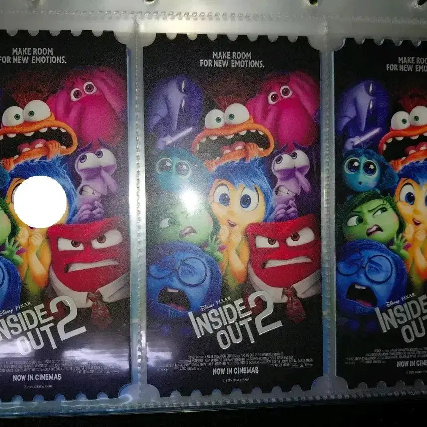 [BUNJANG] Inside Out 2 Original Ticket / (No.113) *인사이드 아웃 2* 오리지널 티켓