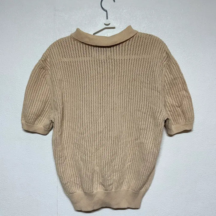 [BUNJANG] Short Sleeve Knit Polo T-Shirt / 반팔 니트 카라티