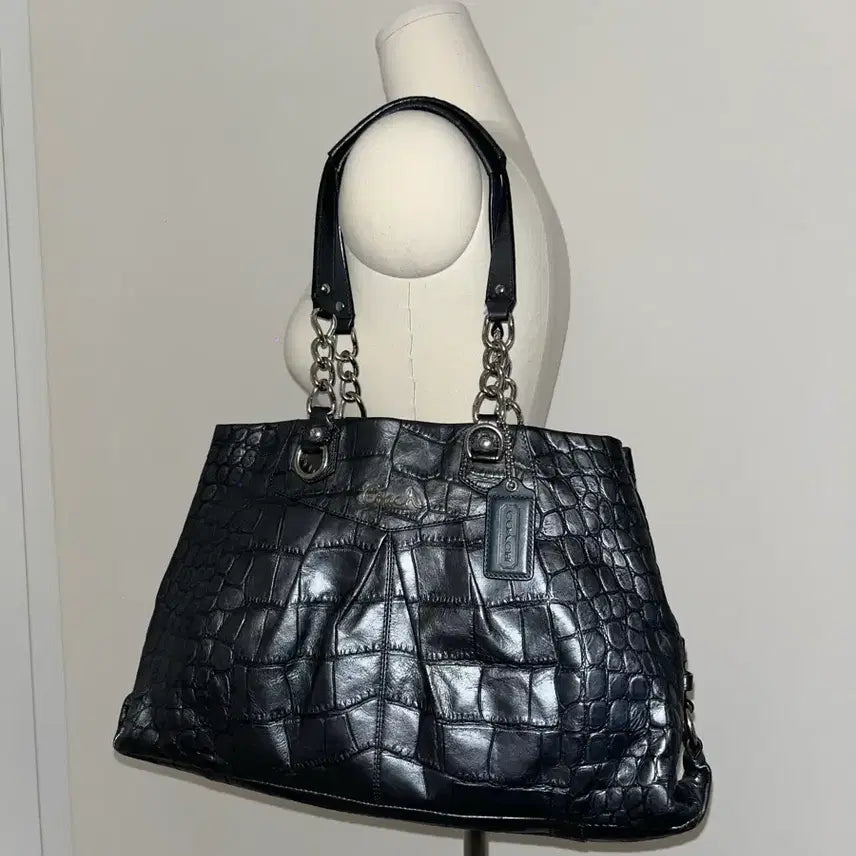 [BUNJANG] COACH Crocodile Shoulder Bag / COACH Crocodile shoulder bag