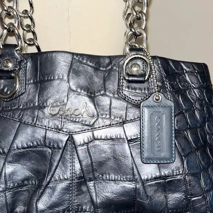 [BUNJANG] COACH Crocodile Shoulder Bag / COACH Crocodile shoulder bag