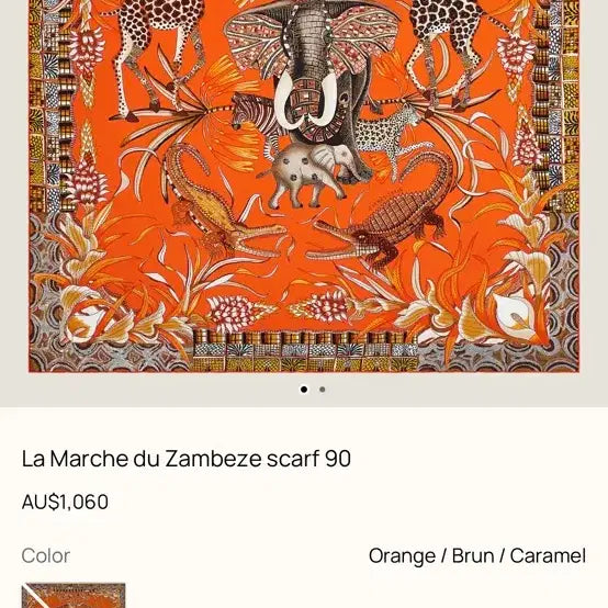 [BUNJANG] Hermès Carré 90 Silk Scarf / 에르메스 까레 90 실크 스카프 (정품 / 새상품)