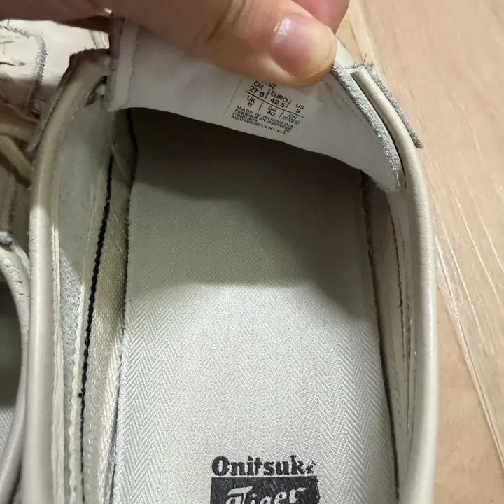 [BUNJANG] Onitsuka Tiger Mexico 66 Silver White Sneakers / 오니츠카타이거 멕시코66 실버 화이트 스니커즈 270