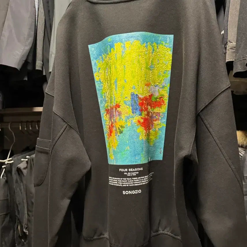 [BUNJANG] Songzio Painting Sweatshirt / 송지오 페인팅 맨투맨 48