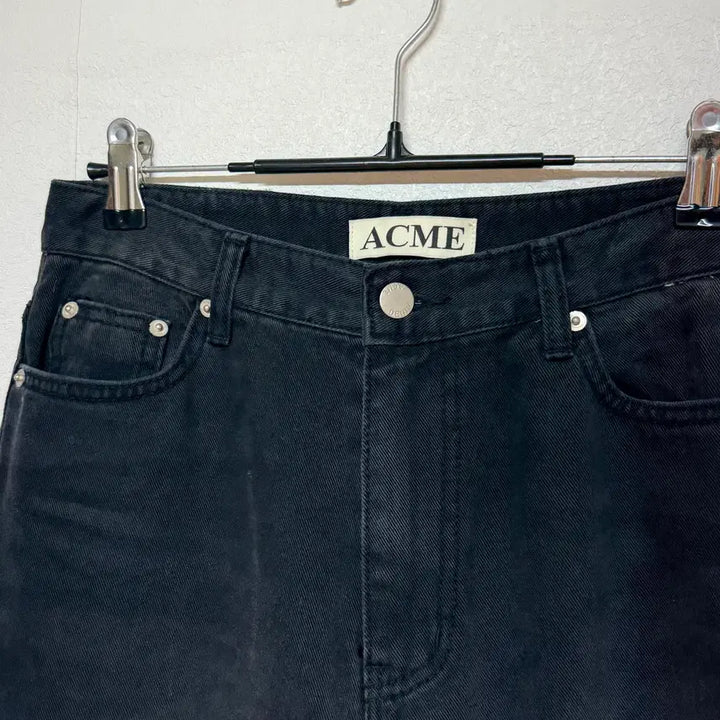[BUNJANG] ACME Black Wide Denim Pants M / ACME 블랙 와이드 데님 M