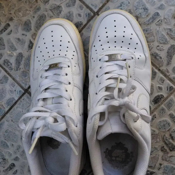 [BUNJANG] Nike Air Force All White Sneakers / 나이키 에어포스 올백 운동화