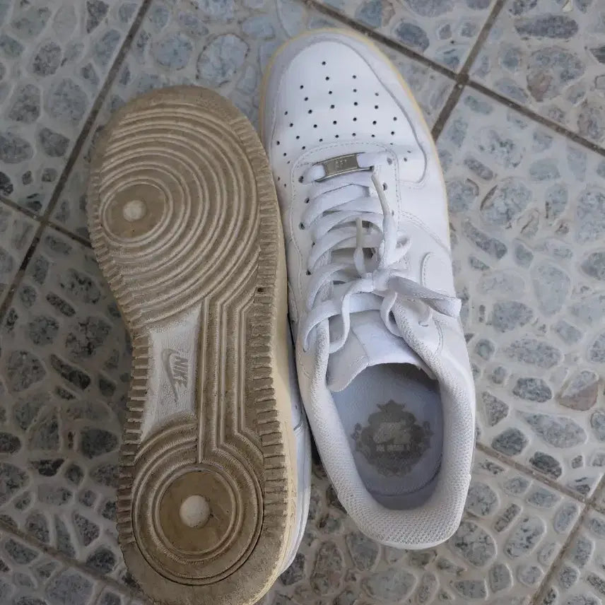 [BUNJANG] Nike Air Force All White Sneakers / 나이키 에어포스 올백 운동화