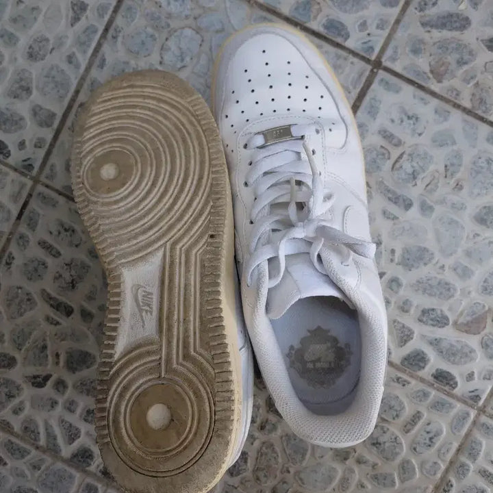 [BUNJANG] Nike Air Force All White Sneakers / 나이키 에어포스 올백 운동화