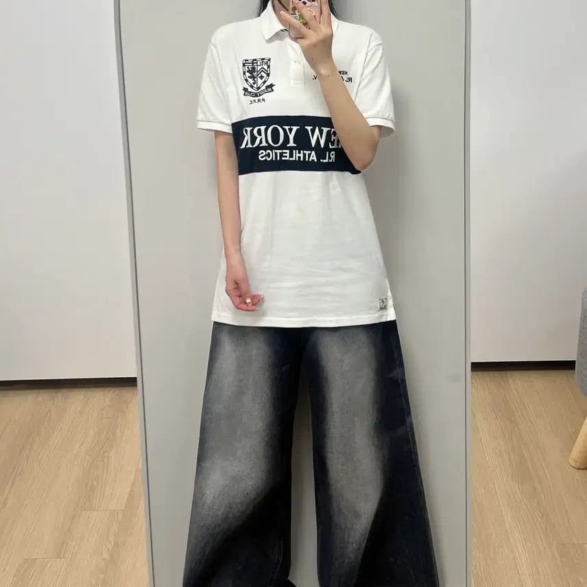 [SOLD OUT] 폴로 랄프로렌 뉴욕 럭비클럽 치프키프 카라 반팔 티셔츠