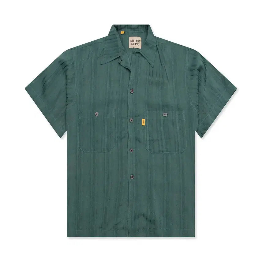[SOLD OUT] [XL] 갤러리디파트먼트 갤러리뎁 메카닉 셔츠 그린 반팔셔츠