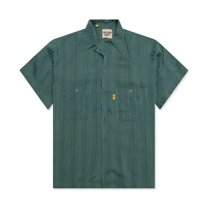 [SOLD OUT] [XL] 갤러리디파트먼트 갤러리뎁 메카닉 셔츠 그린 반팔셔츠