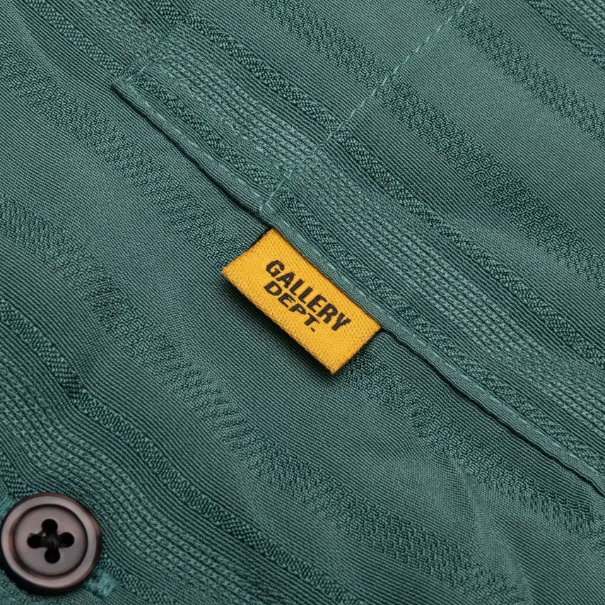 [SOLD OUT] [XL] 갤러리디파트먼트 갤러리뎁 메카닉 셔츠 그린 반팔셔츠