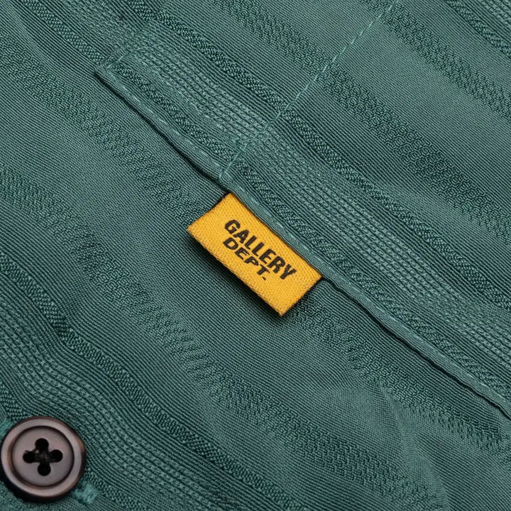 [SOLD OUT] [XL] 갤러리디파트먼트 갤러리뎁 메카닉 셔츠 그린 반팔셔츠