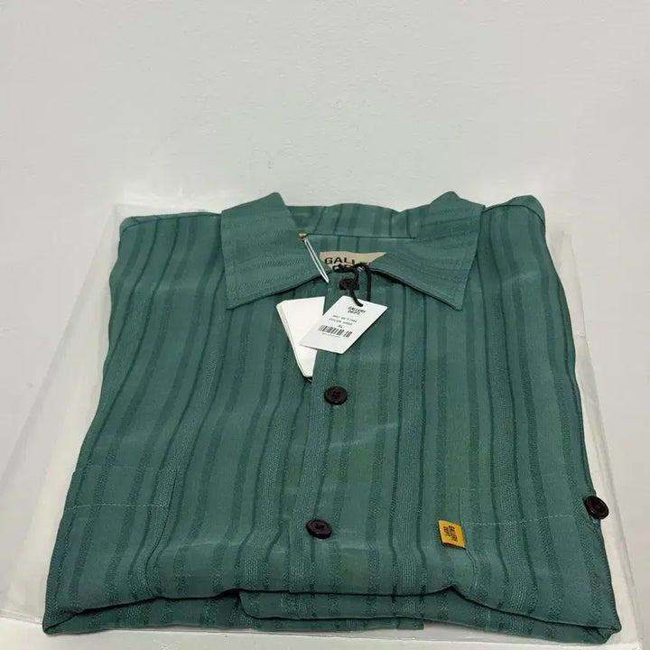 [SOLD OUT] [XL] 갤러리디파트먼트 갤러리뎁 메카닉 셔츠 그린 반팔셔츠