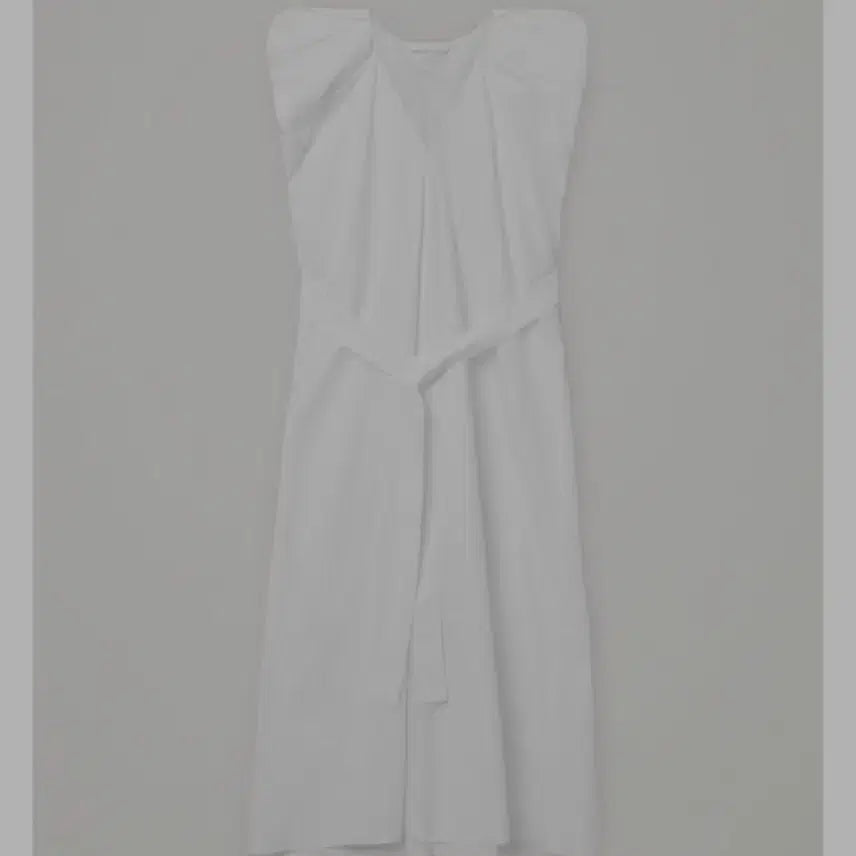 [BUNJANG] COS Silk Blend Shirred V-Neck Long Dress / [COS] 코스 실크 혼방 셔링 브이넥 롱 원피스 (Lemony Yell