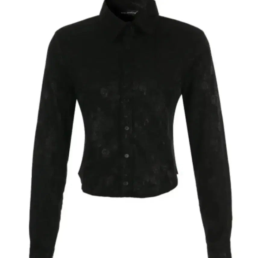 [BUNJANG] WSC Archive Jacquard Shirt Black / wsc archive 자카드 셔츠 블랙