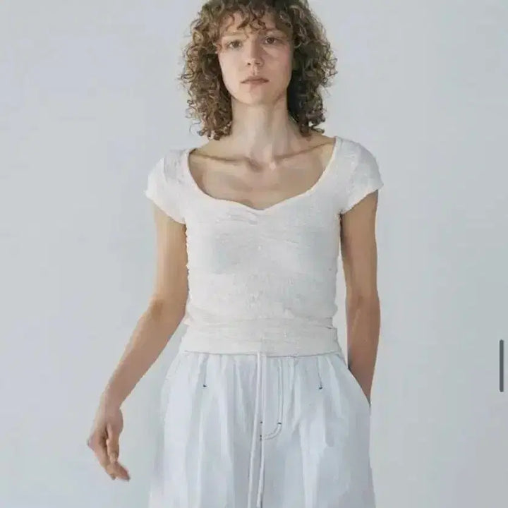 [BUNJANG] Diagonal Shirring Top / 다이애그널 셔링 탑