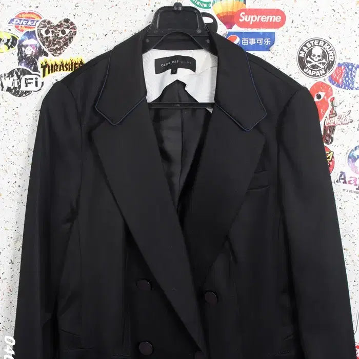 [BUNJANG] Olive des Olive Wool Double Breasted Suit Jacket / 여성2 / 올리브데올리브 울 더블 정장자켓BK A-134