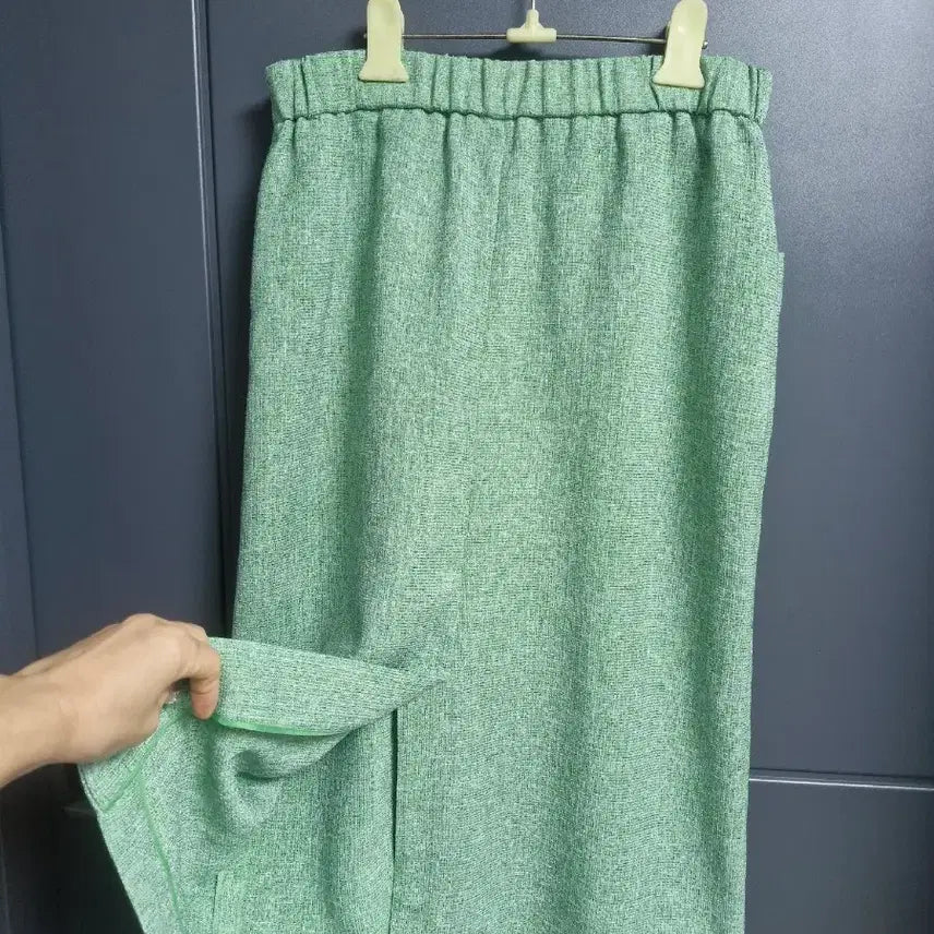 [BUNJANG] LBL Two-Piece Green Suit / LBL 투위드 그린 세련된 투피스 .숏쟈켓 롱치마 77