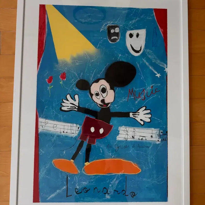 [BUNJANG] Leonardo Rodriguez-Pastrana Limited Edition Print / 스페인 천재 화가 레오나르도 미술작품 (미키미우스)