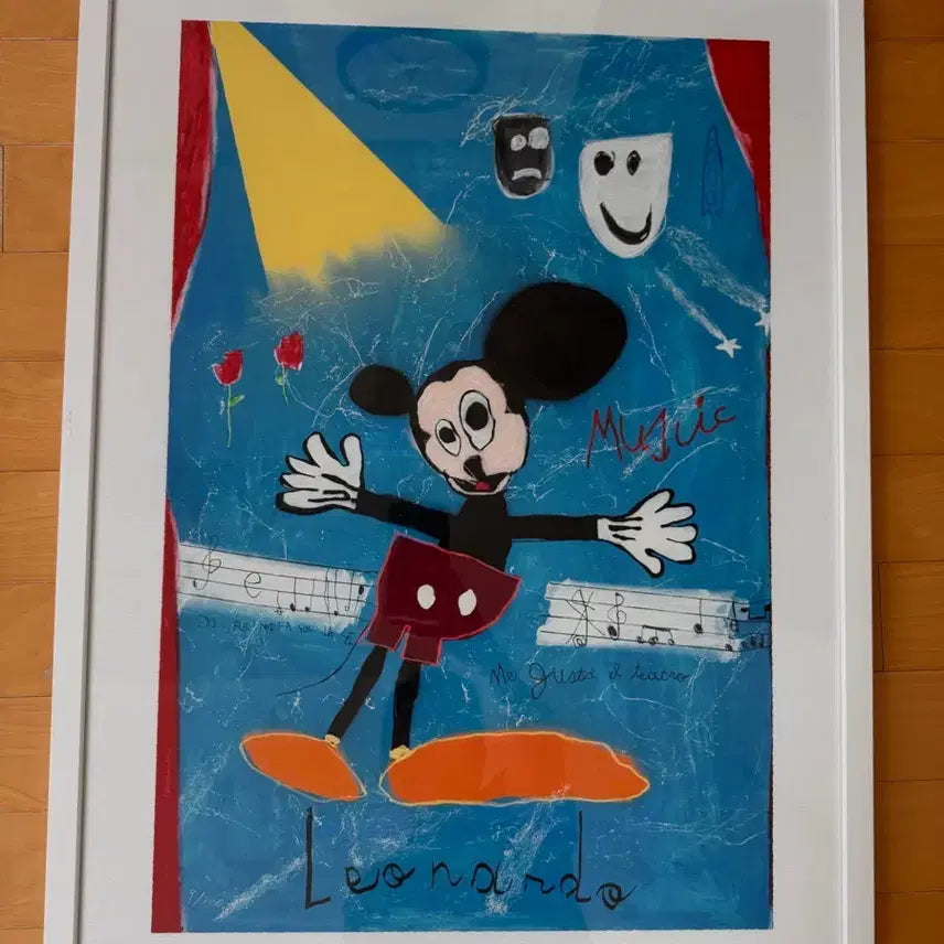 [BUNJANG] Leonardo Rodriguez-Pastrana Limited Edition Print / 스페인 천재 화가 레오나르도 미술작품 (미키미우스)