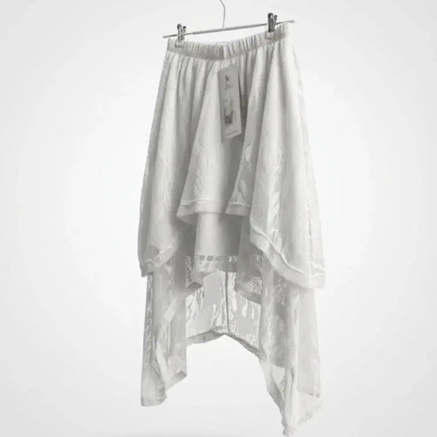 [BUNJANG] Imported Asymmetrical Lace Skirt / 여성F/ 텍새 수입 언밸런스 레이스스커트 21-111