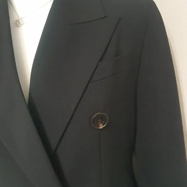 [BUNJANG] G. Studio Black Double Button Jacket / 지스튜디오 블랙 더블 버튼 자켓