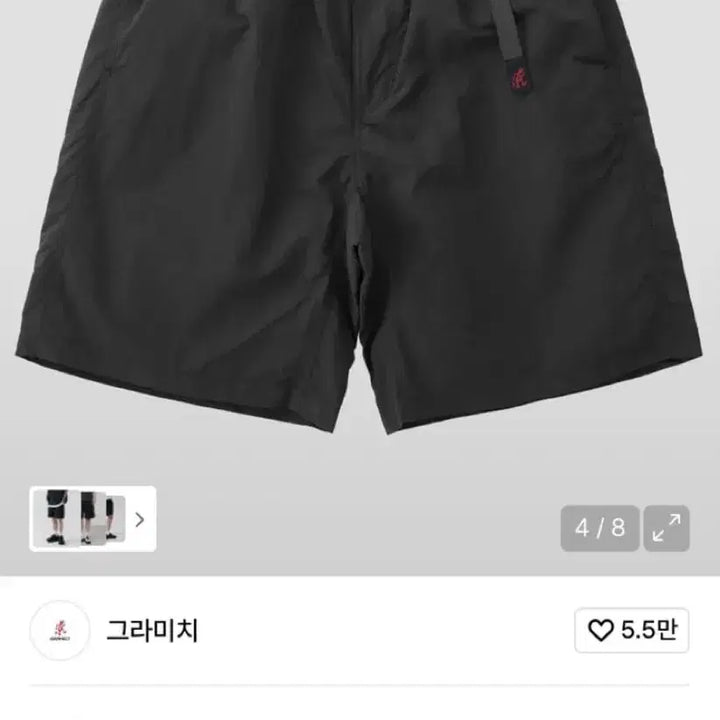 [BUNJANG] Gramicci Nylon Loose Shorts - Black / GRAMICCI NYLON LOOSE SHORT BLACK