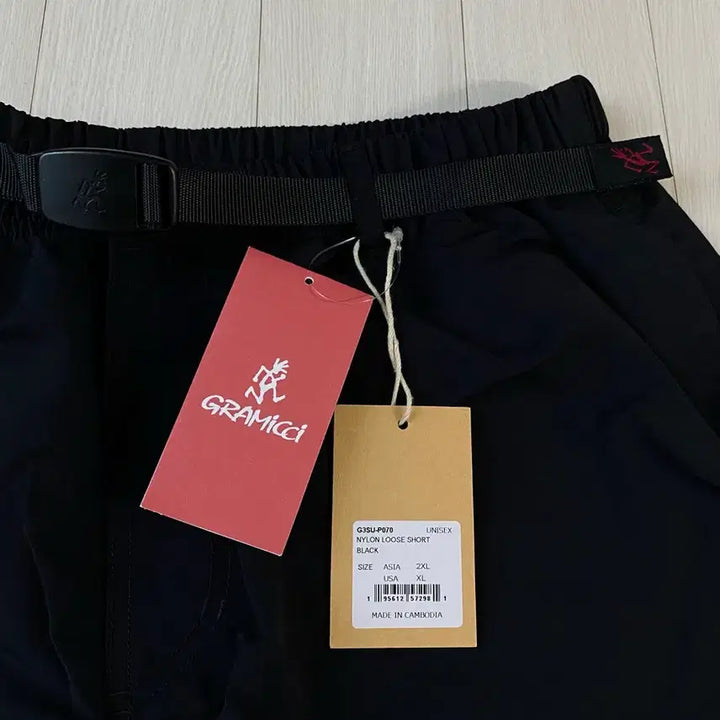 [BUNJANG] Gramicci Nylon Loose Shorts - Black / GRAMICCI NYLON LOOSE SHORT BLACK