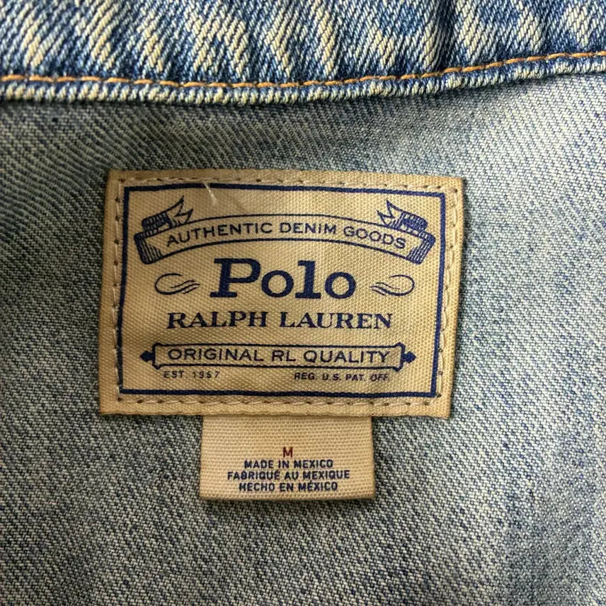 [SOLD OUT] Polo  폴로 랄프로렌 워싱 데님 자켓