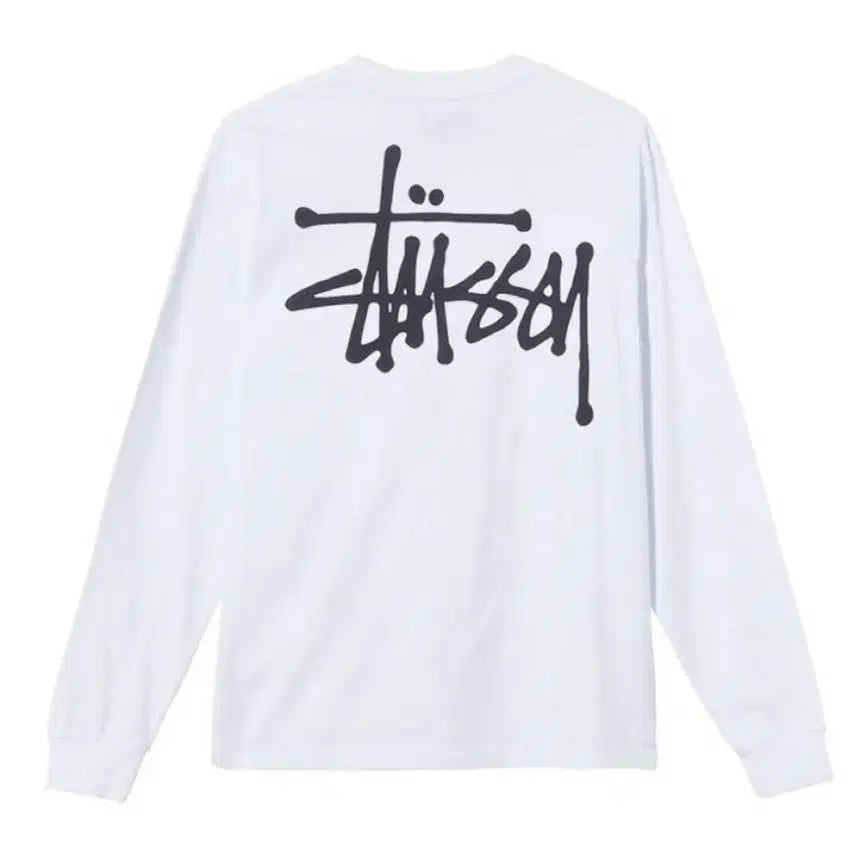 [BUNJANG] Stussy Big Logo Basic Long Sleeve T-shirt / 스투시 빅로고 베이직 롱슬리브