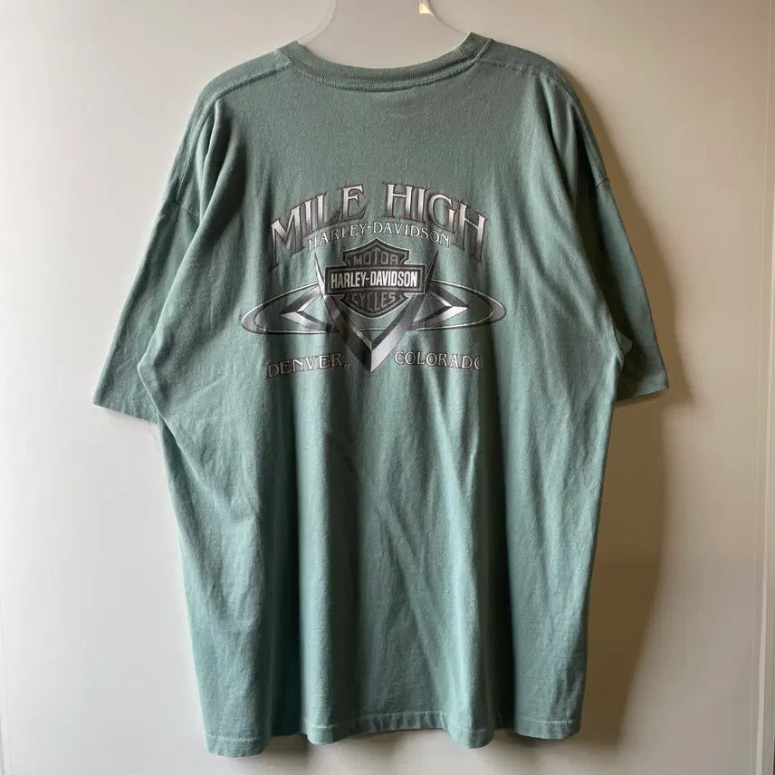 [BUNJANG] Harley Davidson Single Stitch T-shirt / 00s 할리데이비슨 싱글 스티치 반팔 티셔츠