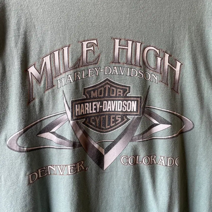 [BUNJANG] Harley Davidson Single Stitch T-shirt / 00s 할리데이비슨 싱글 스티치 반팔 티셔츠