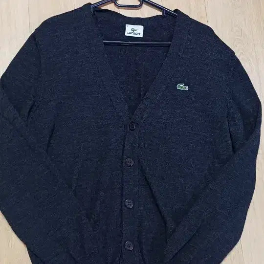 [BUNJANG] Lacoste Knit Cardigan / 라코스테 얇은 니트가디건