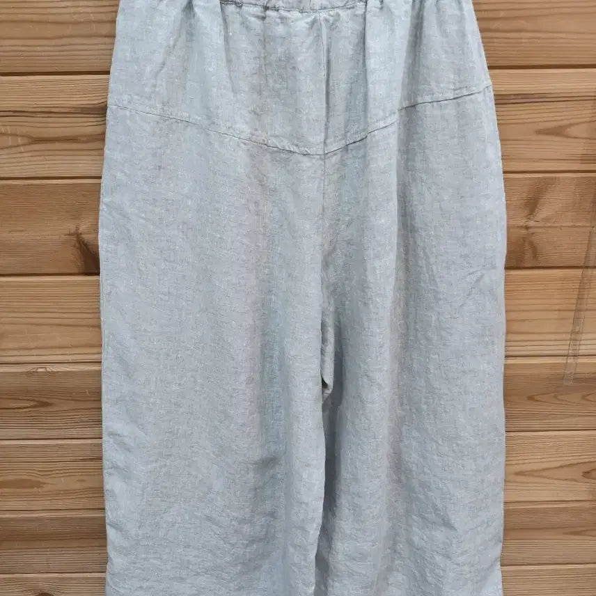[BUNJANG] Nammo Linen Wide Banding Pants Ivory / 린넨 와이드 밴딩 팬츠 아이보리