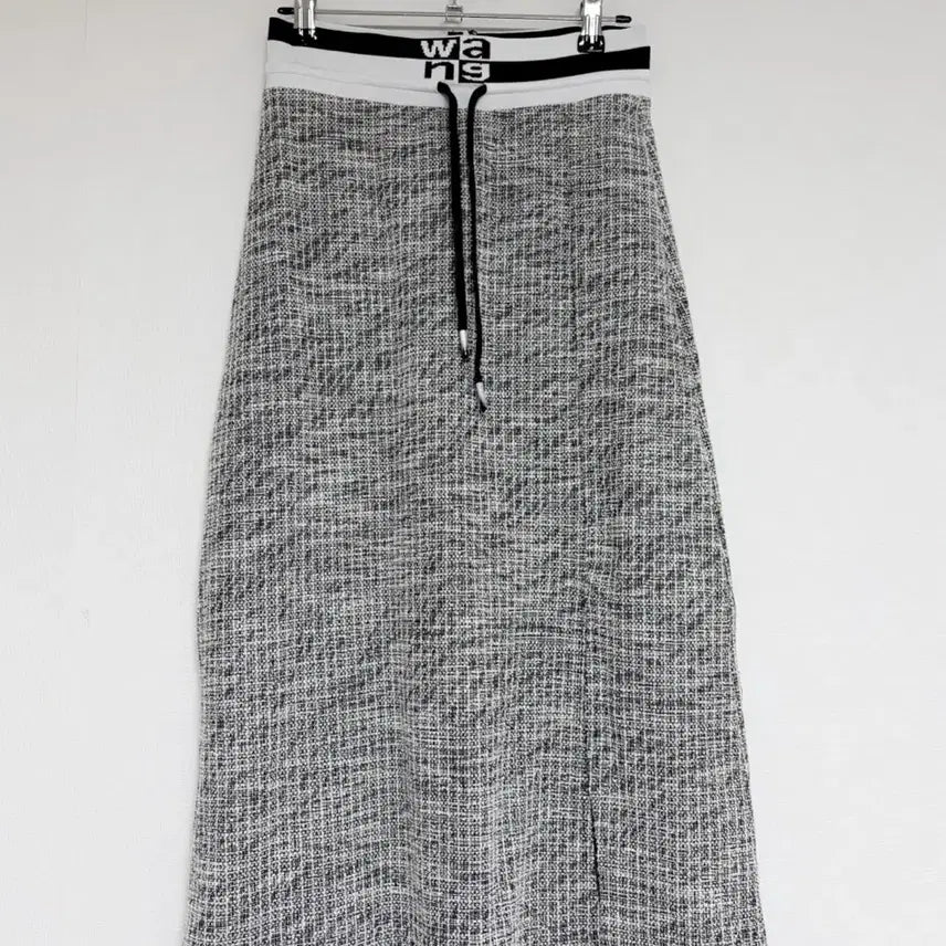 [BUNJANG] Tweed Banding Long Skirt / 트위드 밴딩 롱 스커트