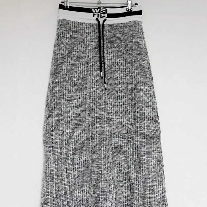 [BUNJANG] Tweed Banding Long Skirt / 트위드 밴딩 롱 스커트