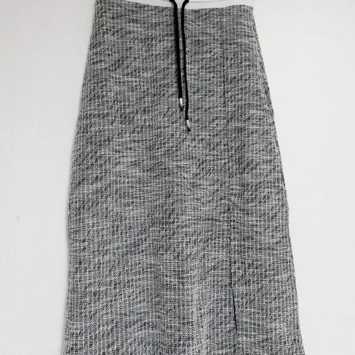 [BUNJANG] Tweed Banding Long Skirt / 트위드 밴딩 롱 스커트